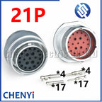 21 Pin Automotive waterproof connector DEUTSCH HD Series male or female Wire harness plug HD36-24-21SE HD34-24-21PE with Pins