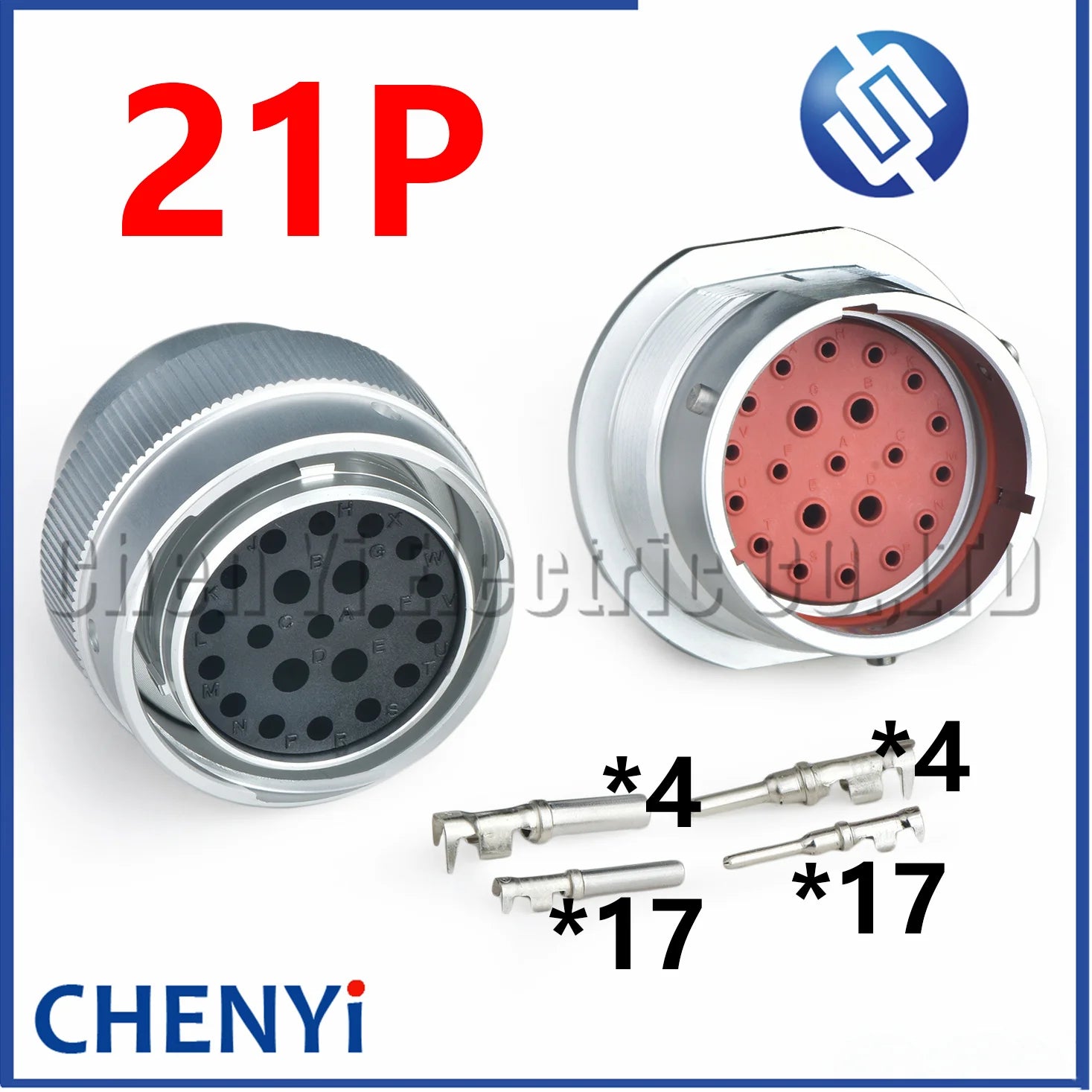 21 Pin Automotive waterproof connector DEUTSCH HD Series male or female Wire harness plug HD36-24-21SE HD34-24-21PE with Pins