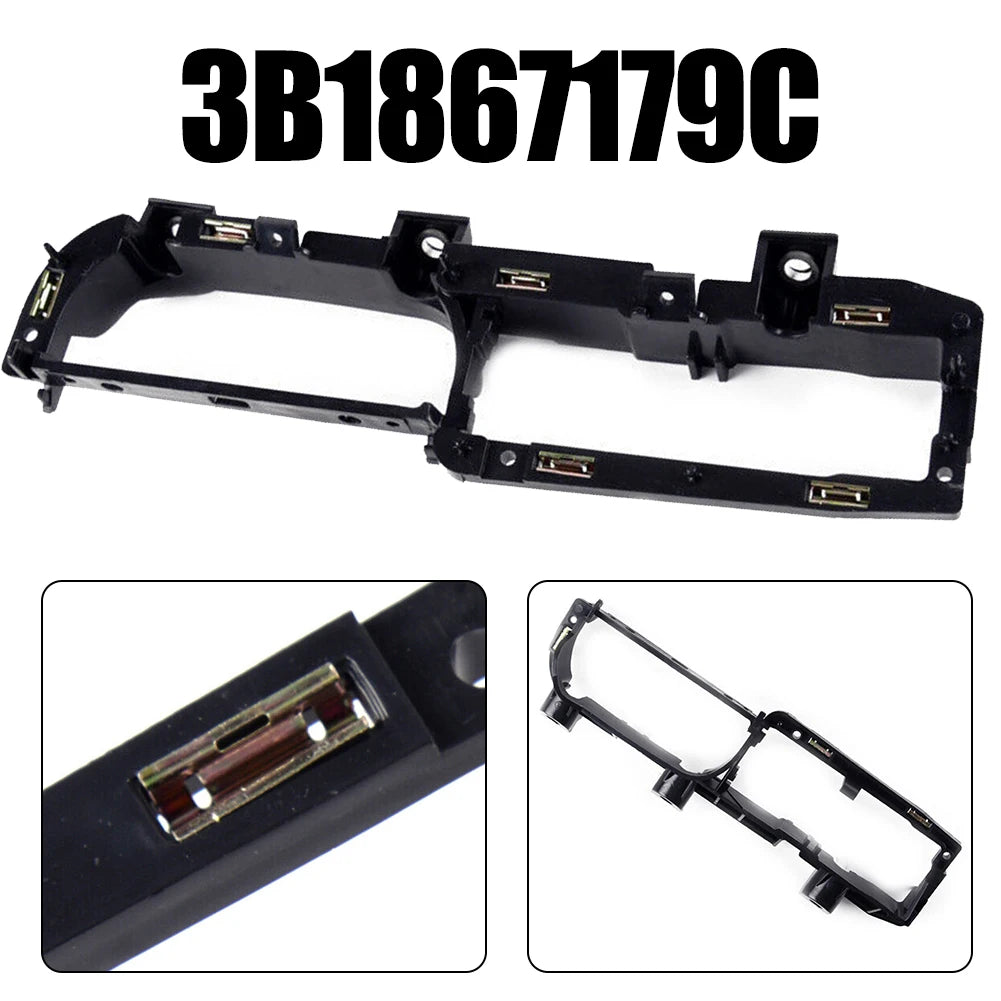 1PC Front Left Driver Interior Door Pull Grab Handle Cover Bracket For Passat B5 Replacement Car Door Pull Grab Handle Bracket