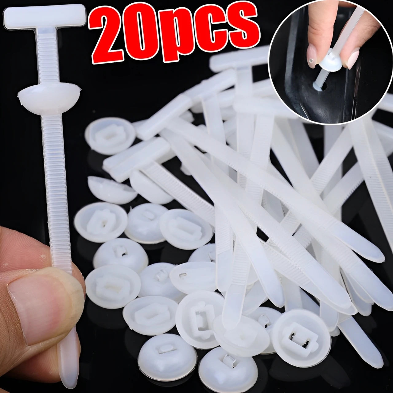 Multi-Purpose Nylon Zip Ties Car Engine Guards Underbody Panel Fastener Clip Screw Replacement Heavy Duty Self-locking Cable Tie