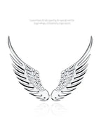 Car Decorative Wings, Three-dimensional Angel Wings Tail Stickers Metal Car Logo Personalized Decorative Car Stickers Amagi