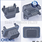 14 Pin male or female ECU Automotive waterproof connector harness plug PCB socket 770680-1 776273-1 776164-1 776262-1 776266-1