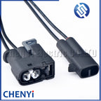 2 Pin Car Injector Connector Wiring Harness plug 90980-11246 7283-8226-30 For Toyota Matrix Lexus Hyundai Mazda 2JZ-GE SC300 RX7