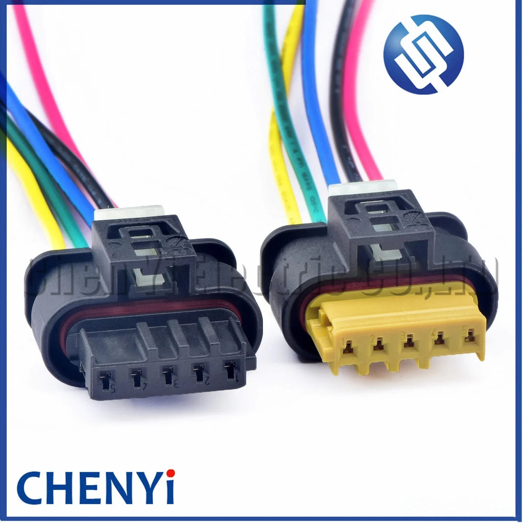 5 Pin Auto Air flow meter connector Engine intake manifold servo motor plug 8517903-02 8509445-02 805-123-541
