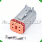 4-Pin Wire Harness female Waterproof Connector Automotive Electrical Harness pigtail