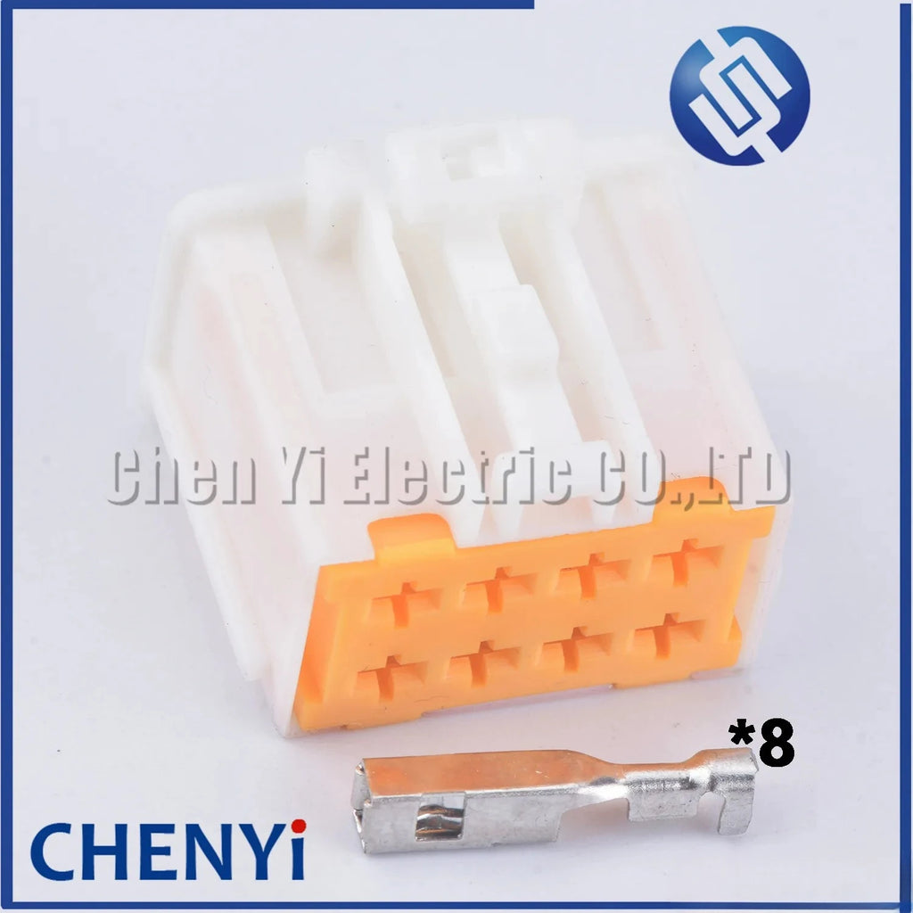 1 Set 8 Pin Automotive Anti-theft Window Lifter Motor plug connector Harness Socket 98906-1010 98906-1011 For Peugeot Citroen