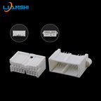 DJ7165-0.6-10/21 Automotive speed sensor PCB connector board end pin 16-hole plug seat rubber shell sheath with terminal