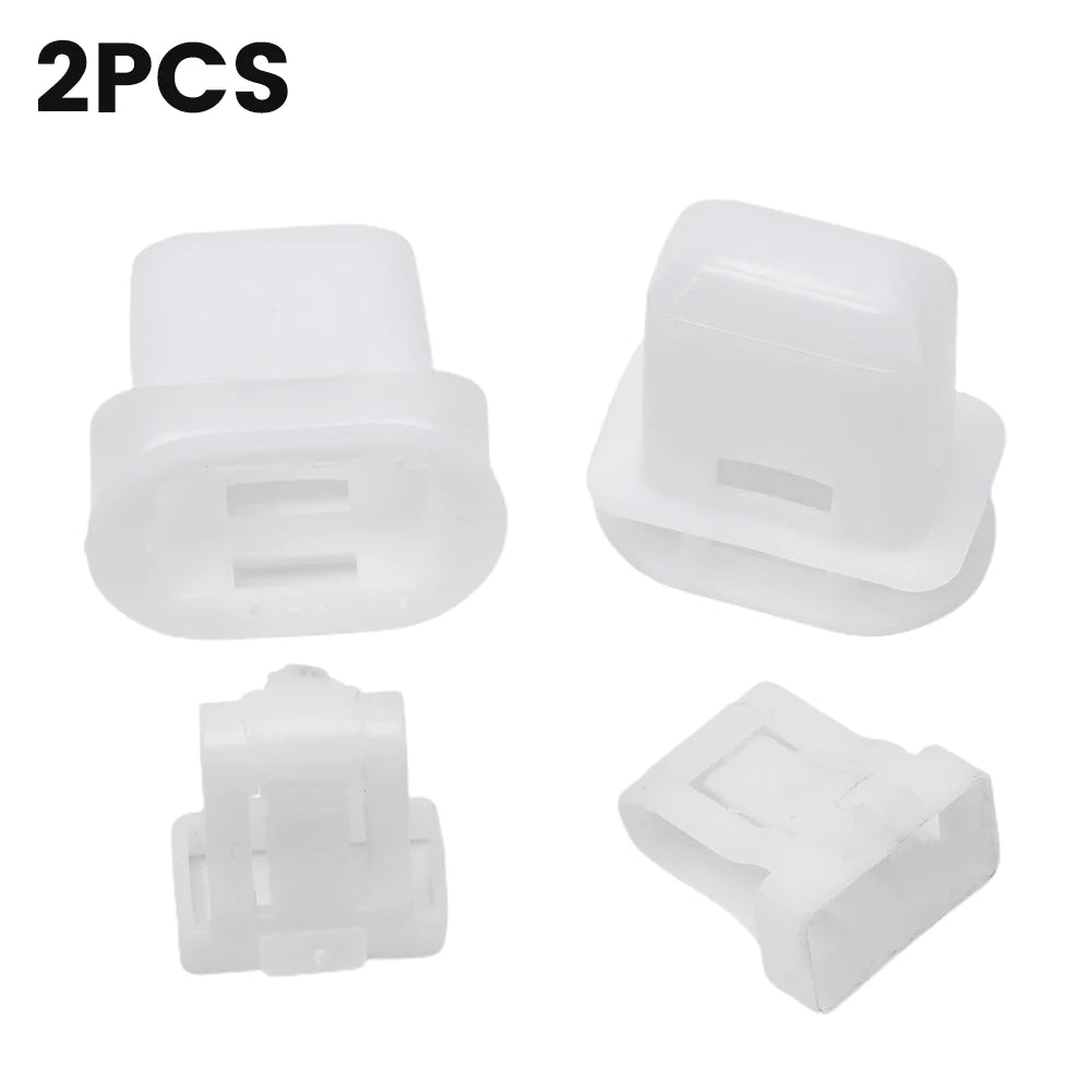 2 Pcs Rear Seat Cushion Seat Fixing Grommet Clip White Nylon For Toyota 72693 12080 Rear Seat Retention Cards