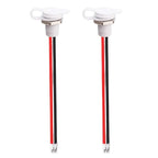 USB-C Waterproof Female Socket with LED Indicator – 2-Pin Pigtail for Car RV Motorcycle Boat