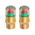 8/1pcs Motorcycle Car Tire Pressure Monitor Valve Cap Sensor Indicator Eye Alert Auto Tire Pressure Inspection Tool Tire Valve