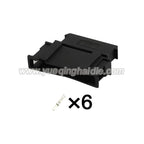 6Pin Connector 2.8mm Male Female Connectors Auto Wire Harness Cable Socket for Benz VW Audi 191972716 1J0972706 A0375453528
