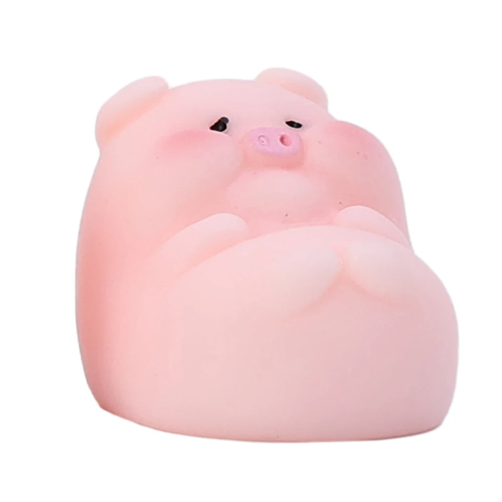 Car Mini Pig Ornaments Auto Center Console DIY Decoration Pendant Cartoon Resin Piglet Home Figurines Miniatures Desktop Decor