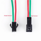 Automotive connector SM-2.54mm/2P overhead flat cable terminal male and female connectors 3, 4, 5, 6