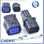 6 Pin Auto Waterproof Socket Car taillights Wire Harness Connector Front bumper radar plug HP281-06020 HP285-06021 HP291-06040