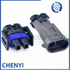 5 Pcs 2 Pin car waterproof connector air conditioner compressor pump Fuel Tank plug AC CLUTCH Connector 12162017 H1348-2P For GM