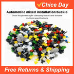 30kinds High Quality Plastic Car Body Door Push Pin Rivet Fasteners Trim Moulding Clips Screw Driver for Trains Truck Amagi