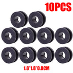 Rubber Motorcycle Cushion Washer Gasket Replacement Part Fairing Side Cover Bushing O Ring Anti Vibration Mount Black Pads