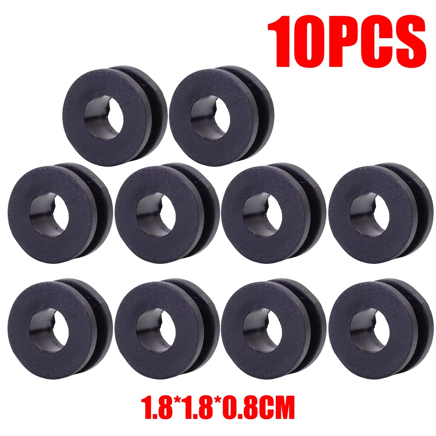 Rubber Motorcycle Cushion Washer Gasket Replacement Part Fairing Side Cover Bushing O Ring Anti Vibration Mount Black Pads