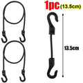 Heavy Duty Bungee Cords with Hooks Elastic Tie Down Straps for Car Roof Rack Motorcycle Luggage Cargo Net Camping Tent Rope