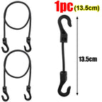 Heavy Duty Bungee Cords with Hooks Elastic Tie Down Straps for Car Roof Rack Motorcycle Luggage Cargo Net Camping Tent Rope