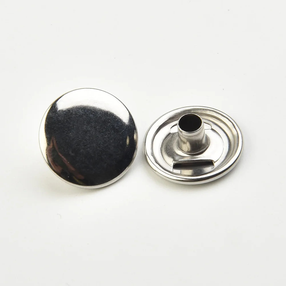 30 Pcs Snap Fastener Stainless Canvas Screw Kit For Tent Boat Marine Boat Canvas Cover Tools Car Canopy Accessories