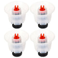 16mm Foam Nozzle Car Wash Foam Spray Nozzle Windscreen Fan Foam Nozzle Internal Thread Car Wash Water Gun Nozzles