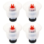 16mm Foam Nozzle Car Wash Foam Spray Nozzle Windscreen Fan Foam Nozzle Internal Thread Car Wash Water Gun Nozzles