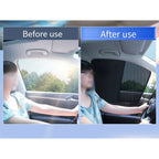 1pc Magnetic Car Side Window Sun Shade Cover Block Visor Mesh Shield UV Block Sun Shade Protection Black Auto Accessories