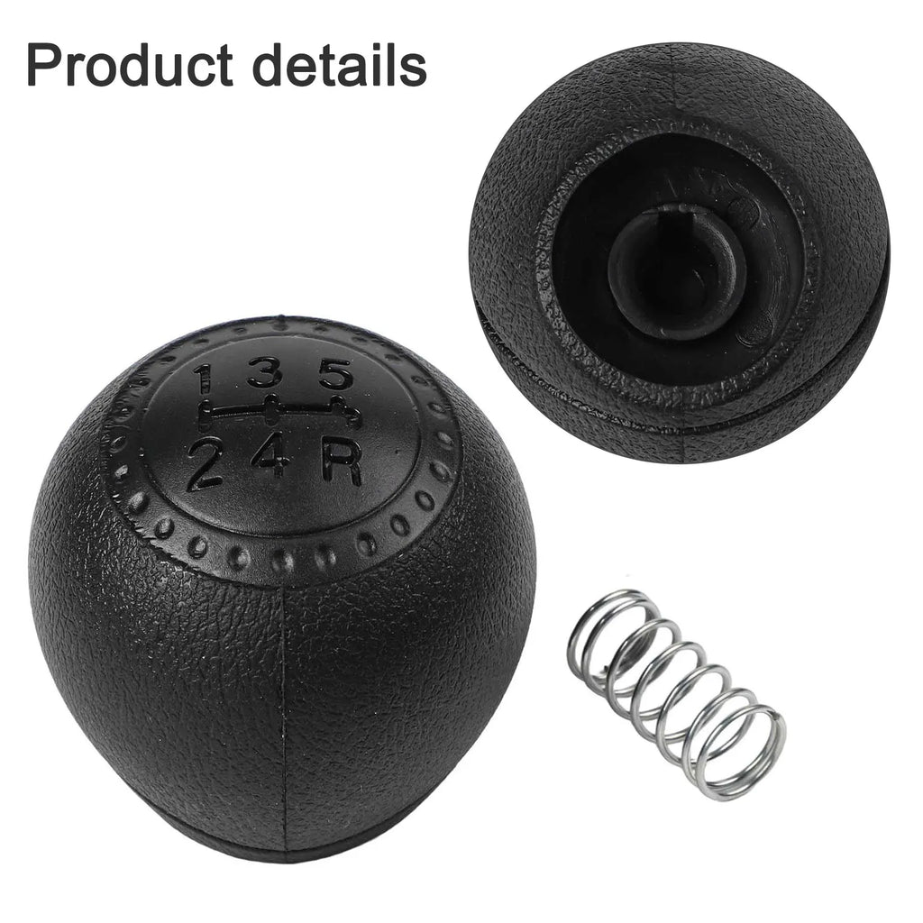 1 Pcs 5 Speed Gear Knob With Return Spring For Fiat For Punto 188 1999-2012 Black Gear Shift Knob Easy Install Car Accessories