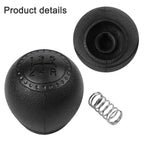 1 Pcs 5 Speed Gear Knob With Return Spring For Fiat For Punto 188 1999-2012 Black Gear Shift Knob Easy Install Car Accessories
