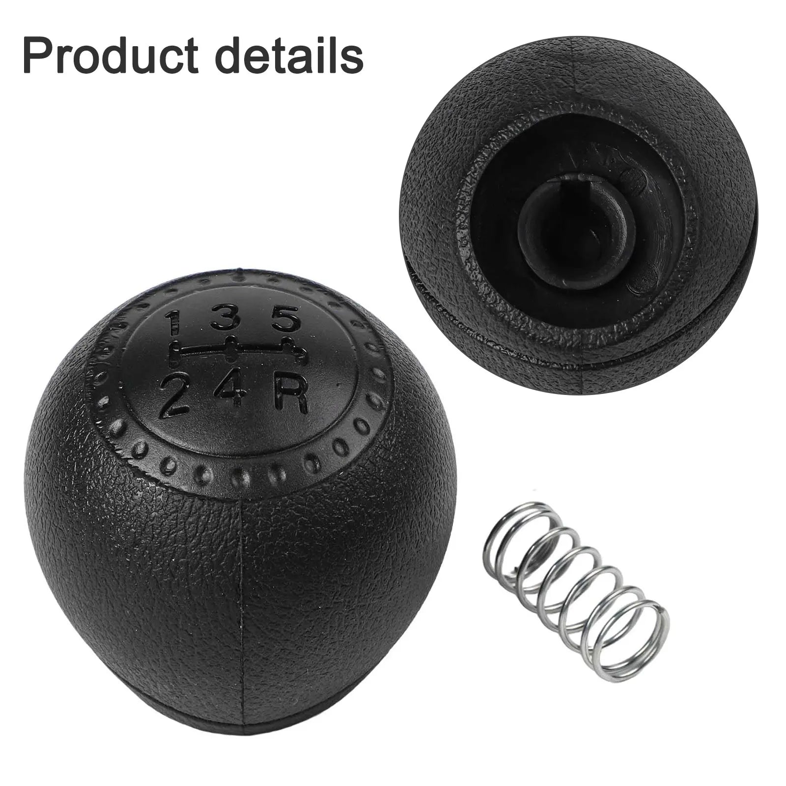 1 Pcs 5 Speed Gear Knob With Return Spring For Fiat For Punto 188 1999-2012 Black Gear Shift Knob Easy Install Car Accessories