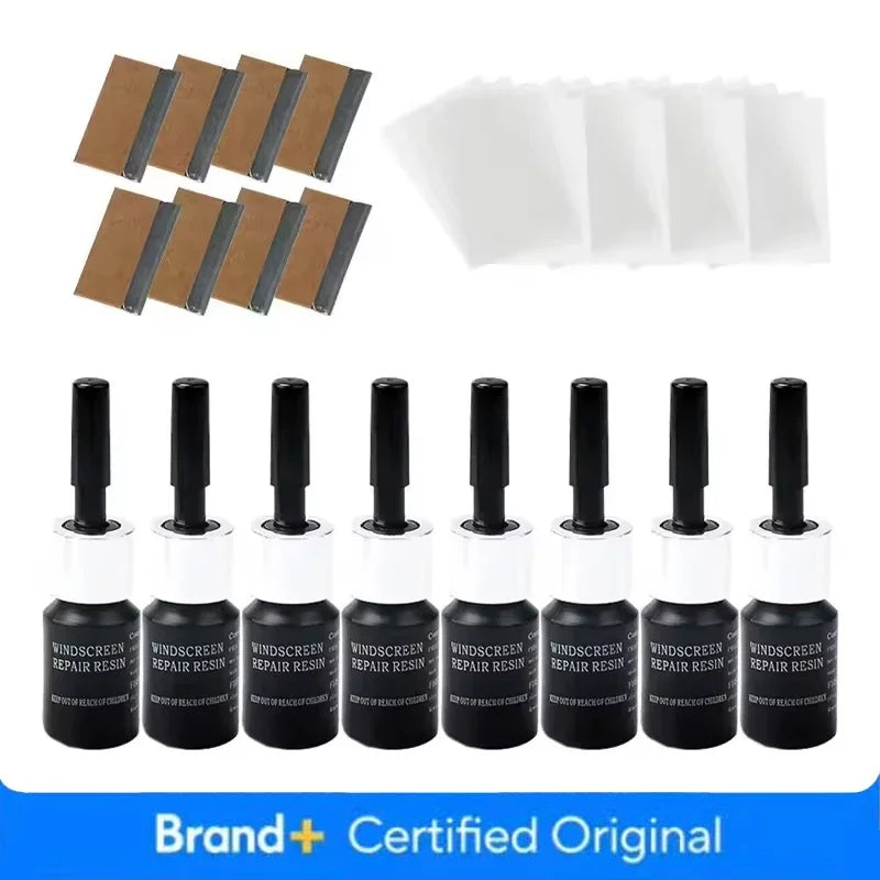 Car Glass Crack Repair Resin Kit Professional Auto Glass Repair Kit Stop Crack From Spreading DIY Car Maintenance Tools Amagi