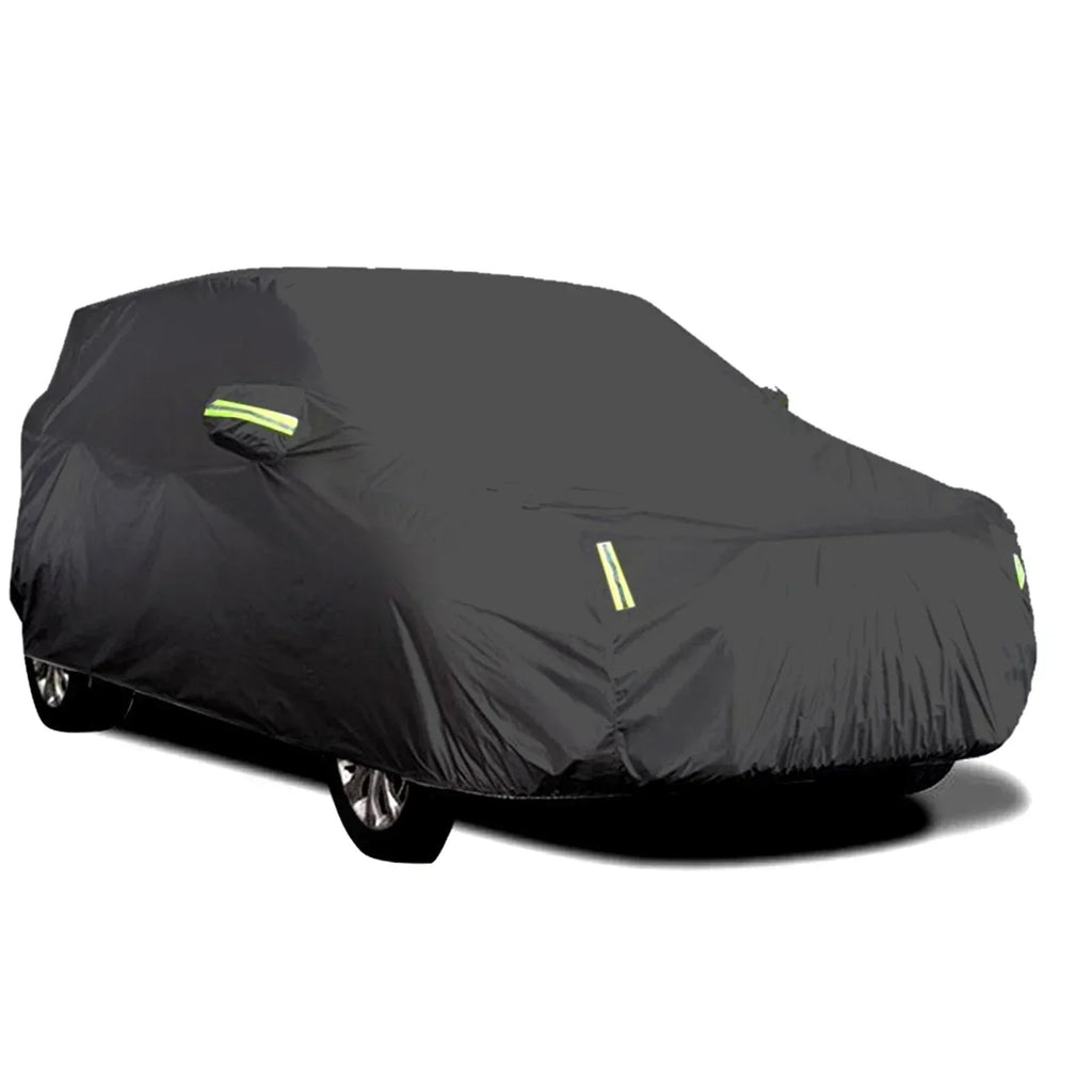 Universal For Audi A3 A4 A5 A6 A7 B7 B8 C5 Q2 Q3 Q5 7 Body Full Covers Black/Silver Outdoor Sun Snow Rain Protection Cover Amagi