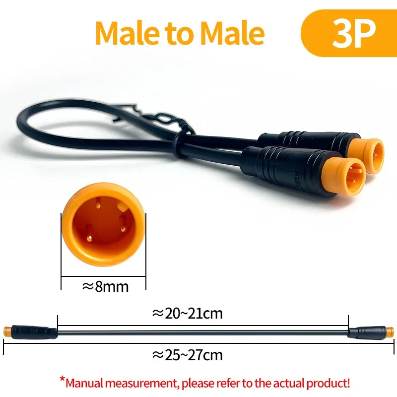 4/10Pcs M8 Waterproof Connectors 2/3/4/5/6 Pin, Male & Female Plug Socket Set, IP67 Wire Cable Connector Kit