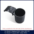 For Tesla Model Y Juniper/3/3+ Highland 2025 Water Cup Holder Beverage Rack Limiter Instrument Table Cup Support Car Tools Amagi