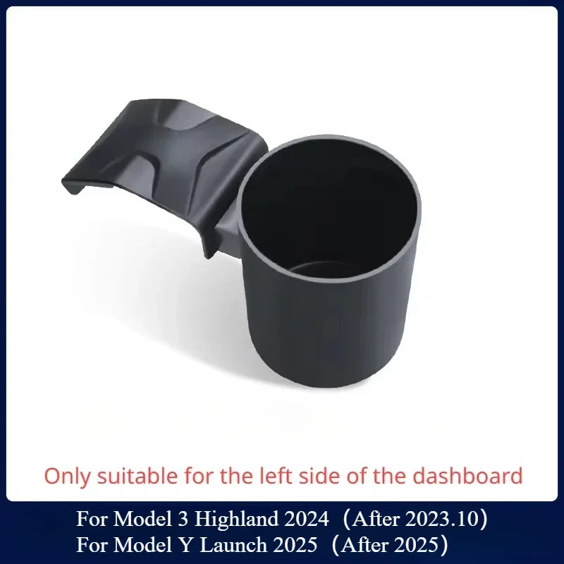 For Tesla Model Y Juniper/3/3+ Highland 2025 Water Cup Holder Beverage Rack Limiter Instrument Table Cup Support Car Tools Amagi