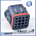 16 Pin (4B+12S) Male Female Waterproof Automobile Connector Electronic Plug 132124-001 132124-000 With Pins