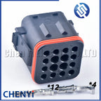 16 Pin (4B+12S) Male Female Waterproof Automobile Connector Electronic Plug 132124-001 132124-000 With Pins