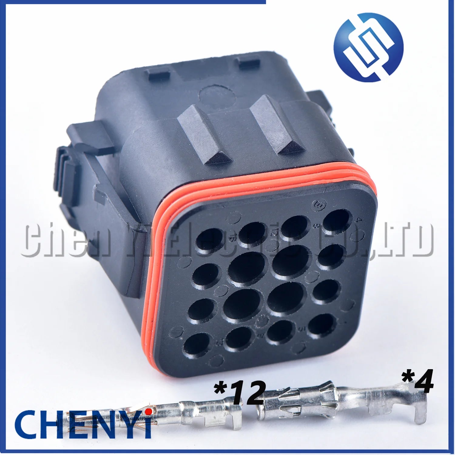 16 Pin (4B+12S) Male Female Waterproof Automobile Connector Electronic Plug 132124-001 132124-000 With Pins