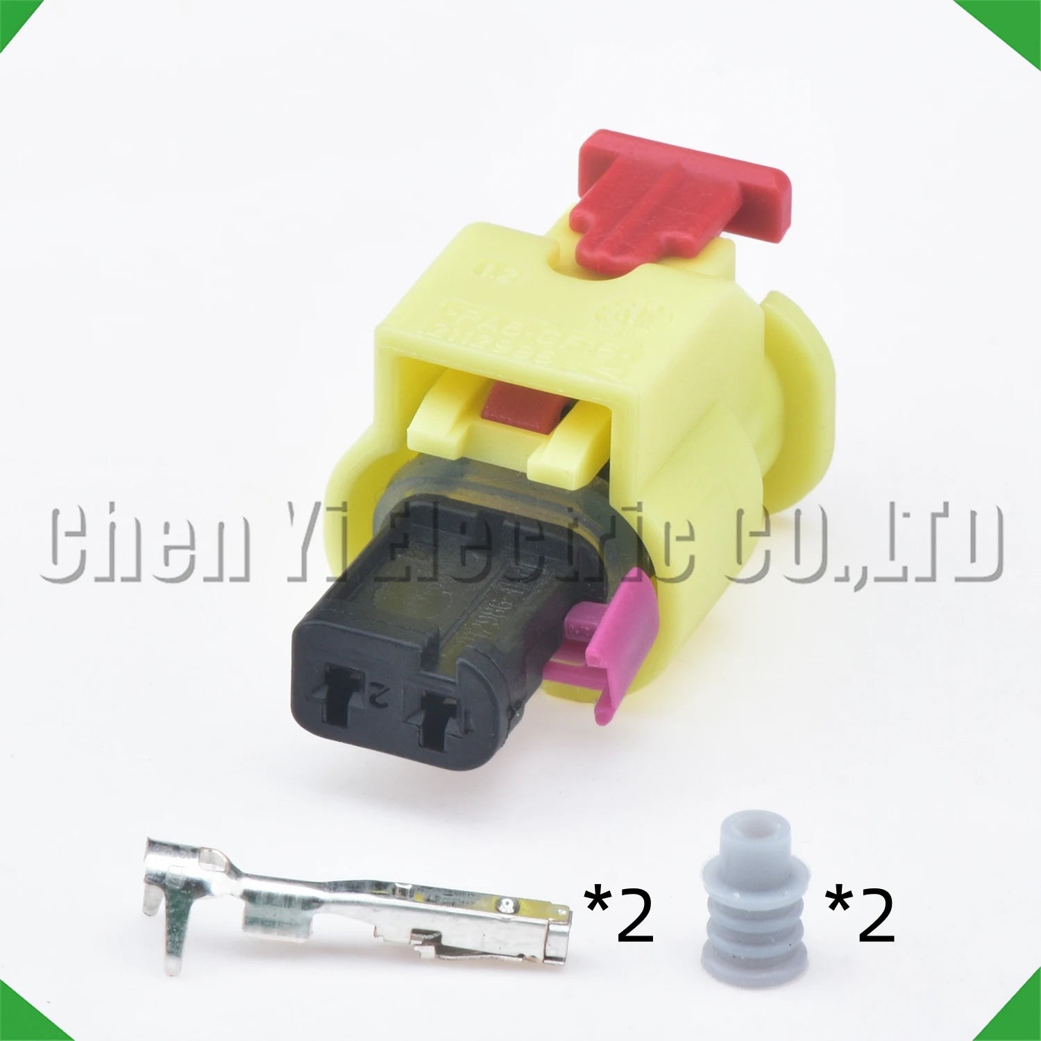 2 Pin waterproof connector Camshaft VVT solenoid valve Sensor plug 6R0973323 1718648-3 ...