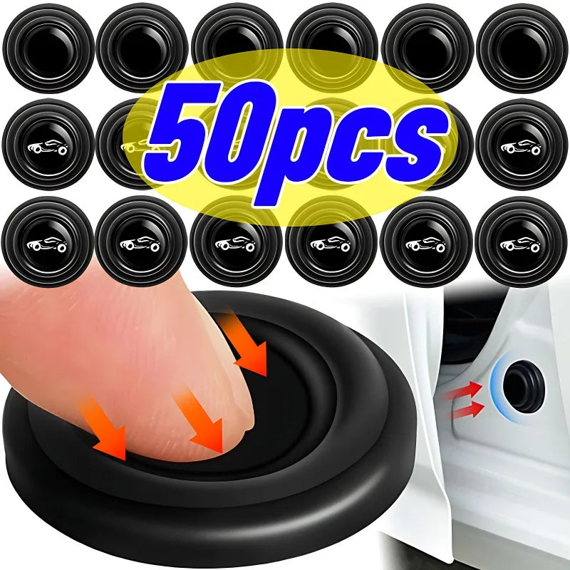 50/1PCS Car Door Shock Absorber Silicone Pads Universal Anti Shock Pad Car Door Protector Stickers Anti Collision Gasket Buffer