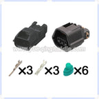 3 Pin Connector Waterproof 1.2mm Male Female Connector Auto EVO Camshaft Cable Socket For Hyundai Kia 7182-8730-30 7283-8730-30