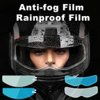 Motorcycle Helmet Anti-fog Film and Rainproof Film Universal Motorcycle Helmet Nano Coating Sticker Film Helmets Amagi