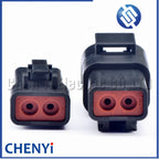 2 Pin DTP series BLACK  Automotive waterproof connector Wire harness plug DTP06-2S DTP04-2P DTP06-2S-E004 DTP04-2P-E004 with Pin