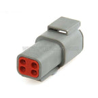 Deutsch 4Pin Connector DT 1mm Male Female Connectors Auto Wiring Harness Electrical Cable Plug DTM04-4P DTM06-4S