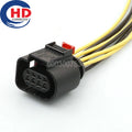 8 Pin Connector Waterproof 1.5mm Series Female Connector Motorcycle Electrical Harnesses 4H0973714B
