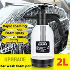 High Pressure 2L Household Car Dual-use Cleaning Foam Spray Pot Acid Alkali Resistant Large Capacity Glass Spray Pot Fan Amagi