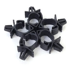 100pc Car Wiring Harness Fastener Route Fixed Retainer Clip Corrugated Pipe Tie Wrap Cable Clamp Oil Pipe Beam Line Hose Bracket
