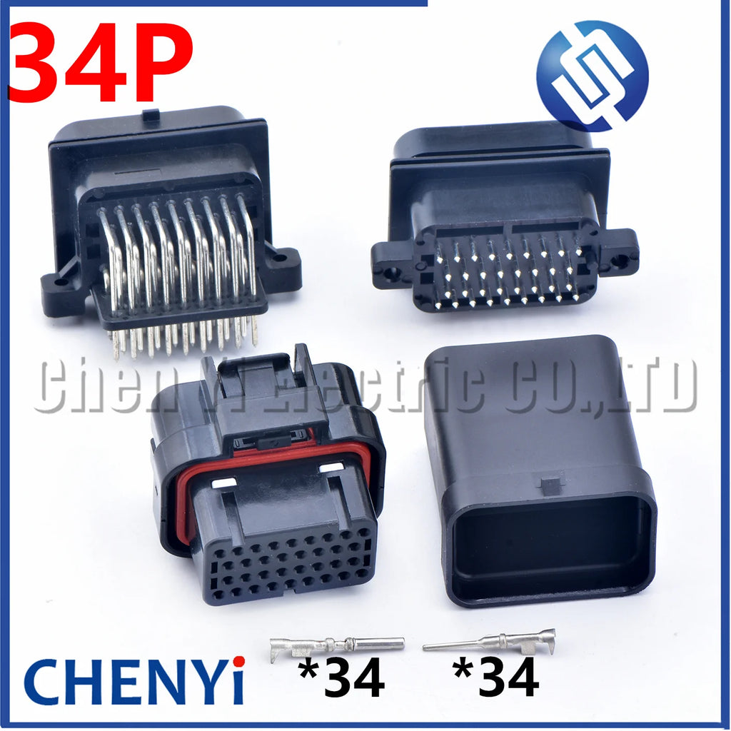 26/34/60 Pin ECU PCB Mount Header Plug Connector 6437288-1 6437288-3 4-1437290-0 3-1437290-7 5-6447223-0 6437288-6 2-6447232-3