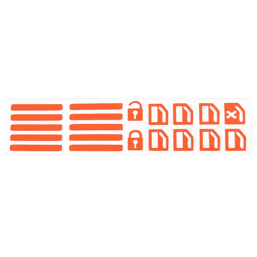 Luminous Car Window Button Sticker Night Glowing Lifting Switch Safety Decoration Stickers Door Window Lifter Switch Decals
